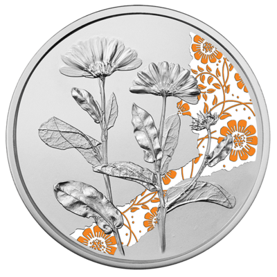 1/2 oz Proof 2022 Mondstein Silbermünze