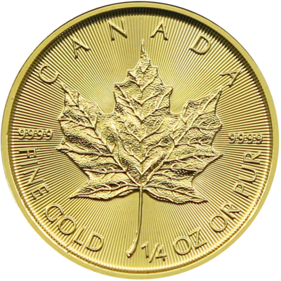 Maple Leaf 1/4 Oz Gold Coin