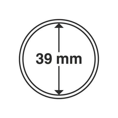 Plastová kapsle pro stříbrnou minci Britannia 1 Oz - 1 ks