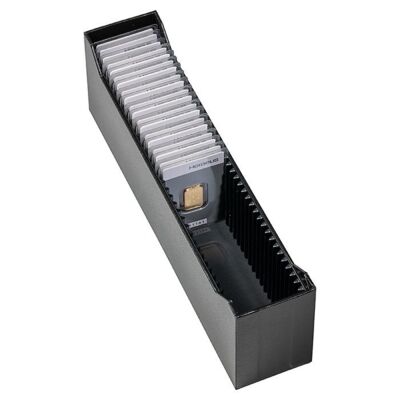 Archivační boxy LOGIK pro zlaté slitky v blistrovém balení - vysoký formát 300 x 65 x 95 mm