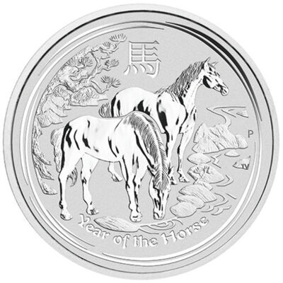 Silver Bullion Coin 2014 Year of the Horse