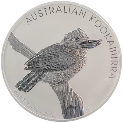 2010 Australian Kookaburra 1 Kilo Silver Coin
