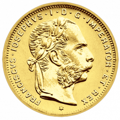Gold-Anlagemünze Achtguldenstück von Franz Joseph I. 8 Gulden 20 Franken 1892 (Neuprägung)
