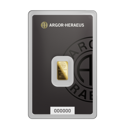 Argor Heraeus Investiční zlatý slitek 1g