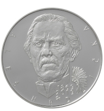 Silver coin 200 CZK Aleš Hrdlička 150th anniversary of birth 2019 Proof