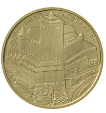 Goldmünze 5000 CZK Schloss Kost 2016 Proof