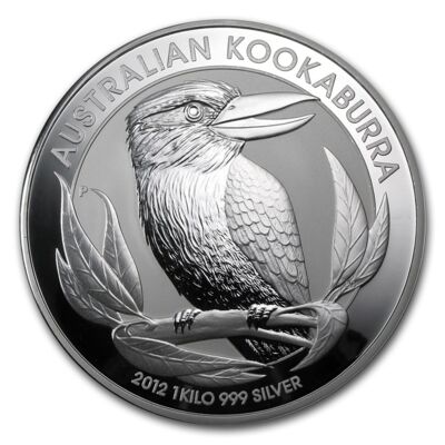 Australian Silver Kookaburra Coin 1 kg - 2012