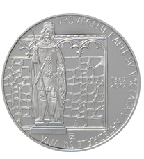Silver coin 200 CZK Consecration of the Chapel of St. Wenceslas 650th anniversary 2017 Proof