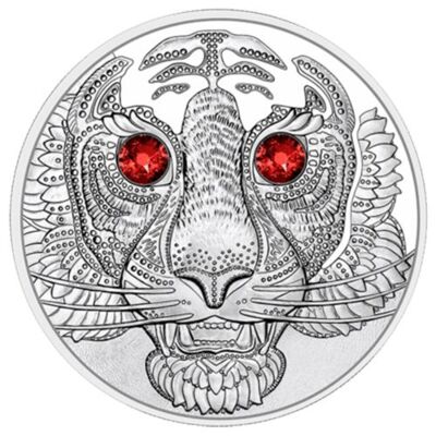 Silbermünze Die Kraft des Tigers 2/3 Oz 2022