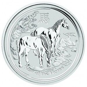2014 10 oz Silver Australian Lunar Year of the Horse Coins