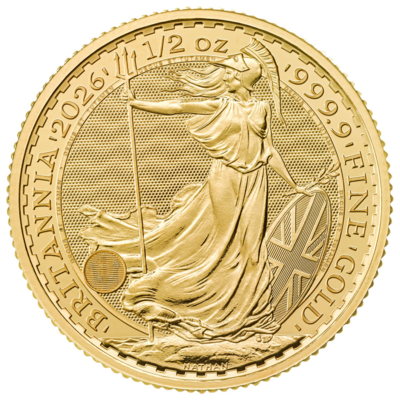 Britannia 2026 1/2 oz Gold-Anlagemünze