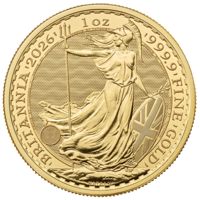 Britannia 2026 1oz Gold Bullion Coin