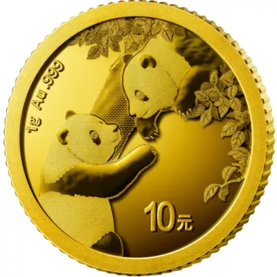 Panda Goldmünze 1 g