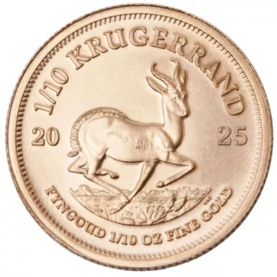 Krügerrand 1/10 Oz 2025 Goldmünze