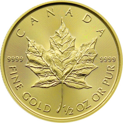 2025 Maple Leaf 1/2 Oz Goldmünze
