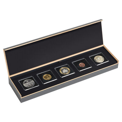 Mincovní etue LUXOR 5x QUADRUM