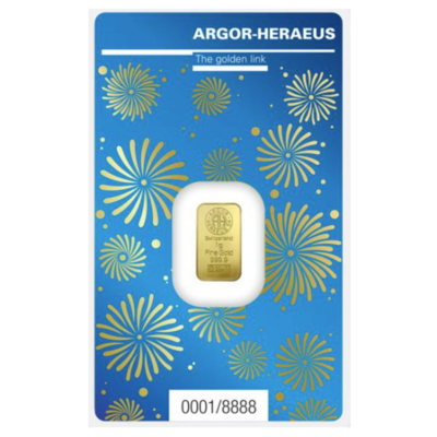 Argor-Heraeus Goldbarren 1 g, limitierte Auflage, Jahr des Hasen 2023