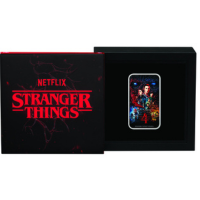 Stranger Things – Staffel 2 2026 1 oz Silbermünze in Rechteckform
