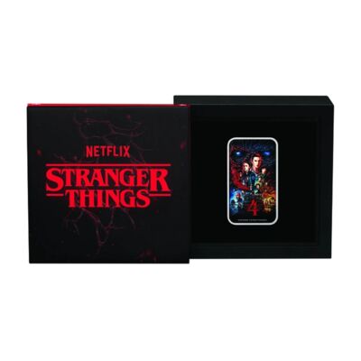 Stranger Things – Staffel 4 2026 1 oz Silbermünze in Rechteckform
