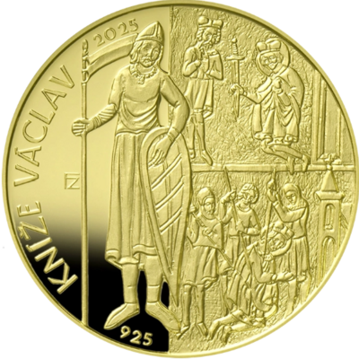 Zlatá mince k 1100. výročí začátku vlády knížete Václava - Proof
